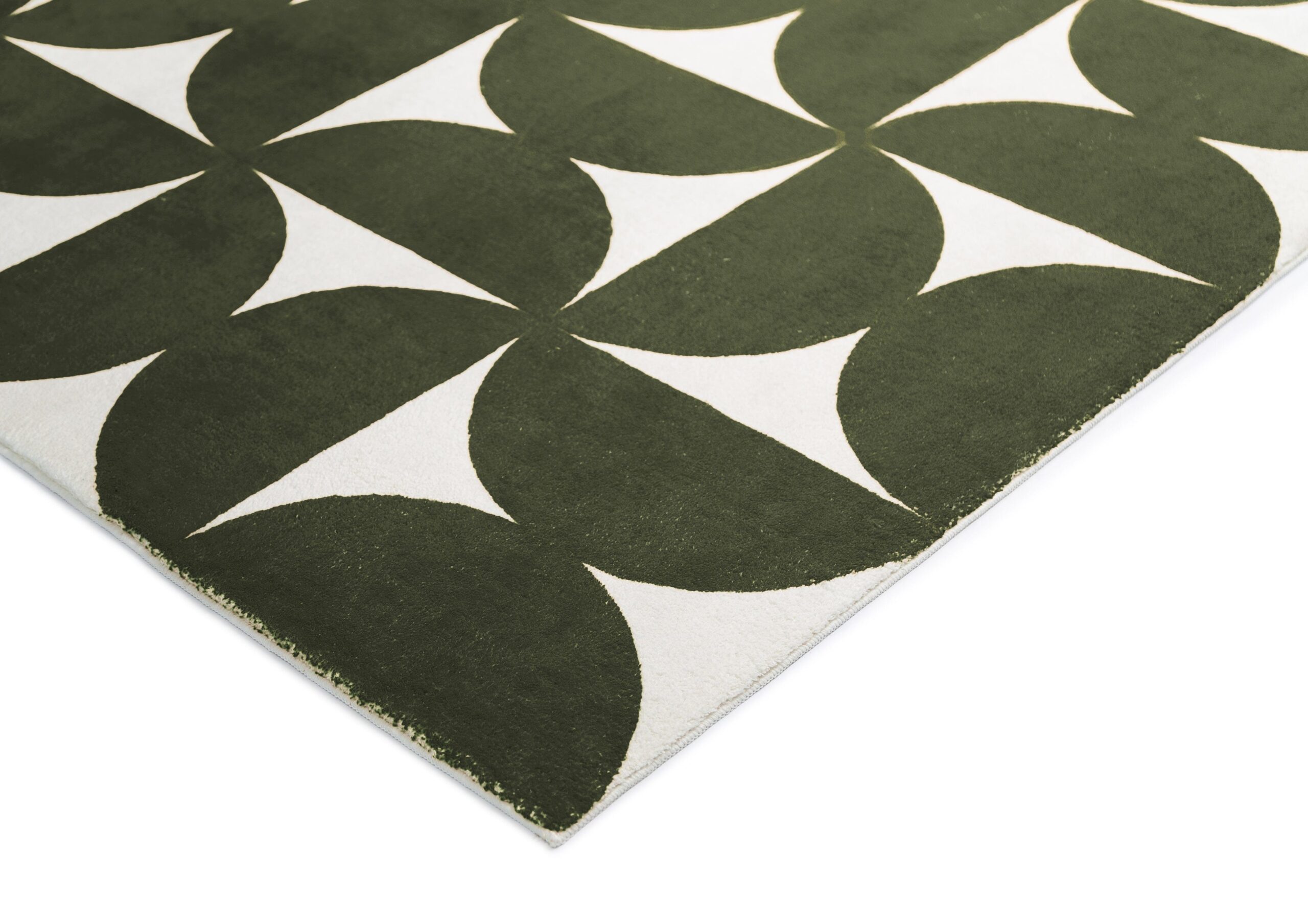 jardime green and ivory geometric washable rug jardime green and ivory geometric washable rug