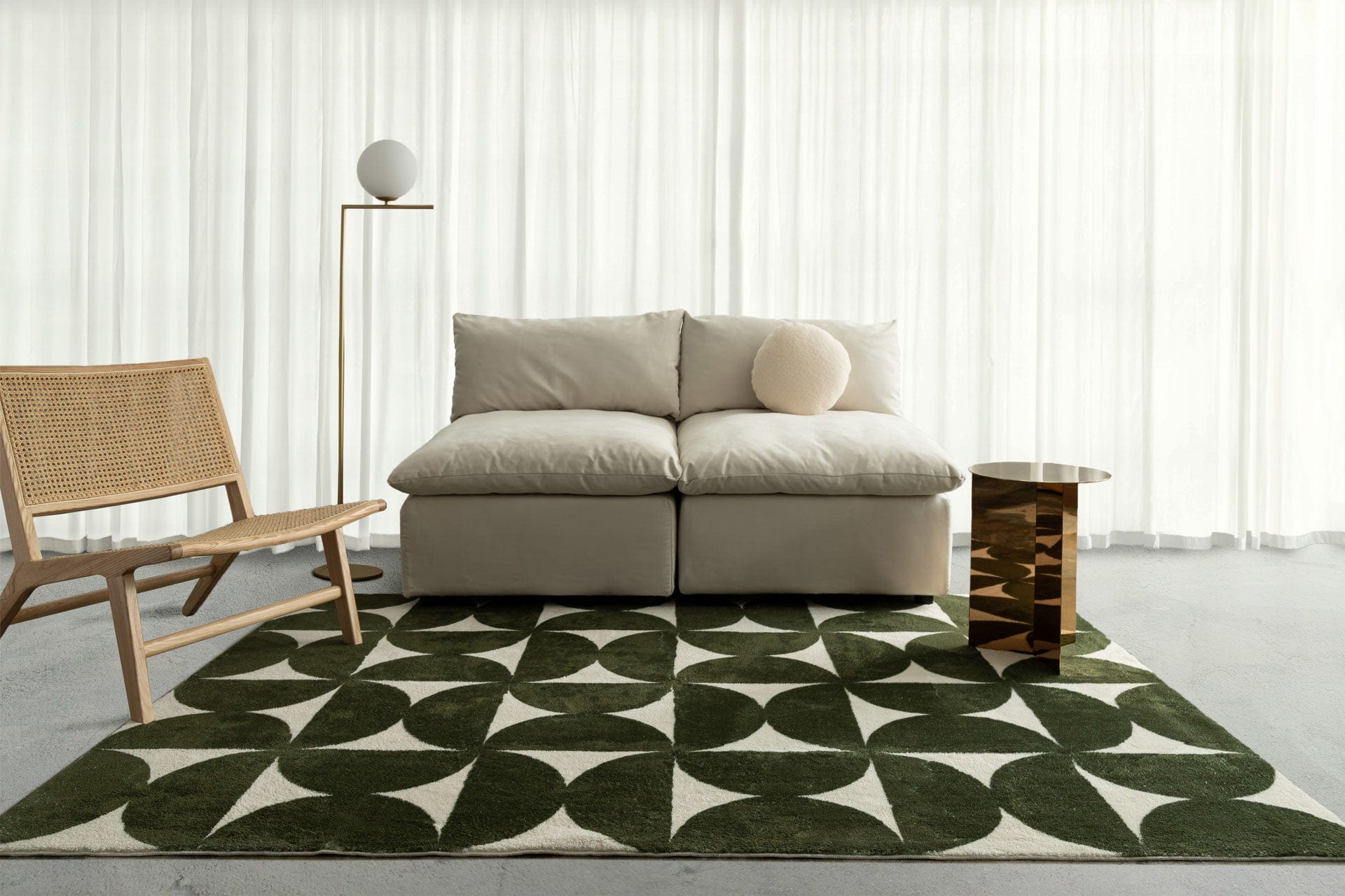jardime green and ivory geometric washable rug jardime green and ivory geometric washable rug